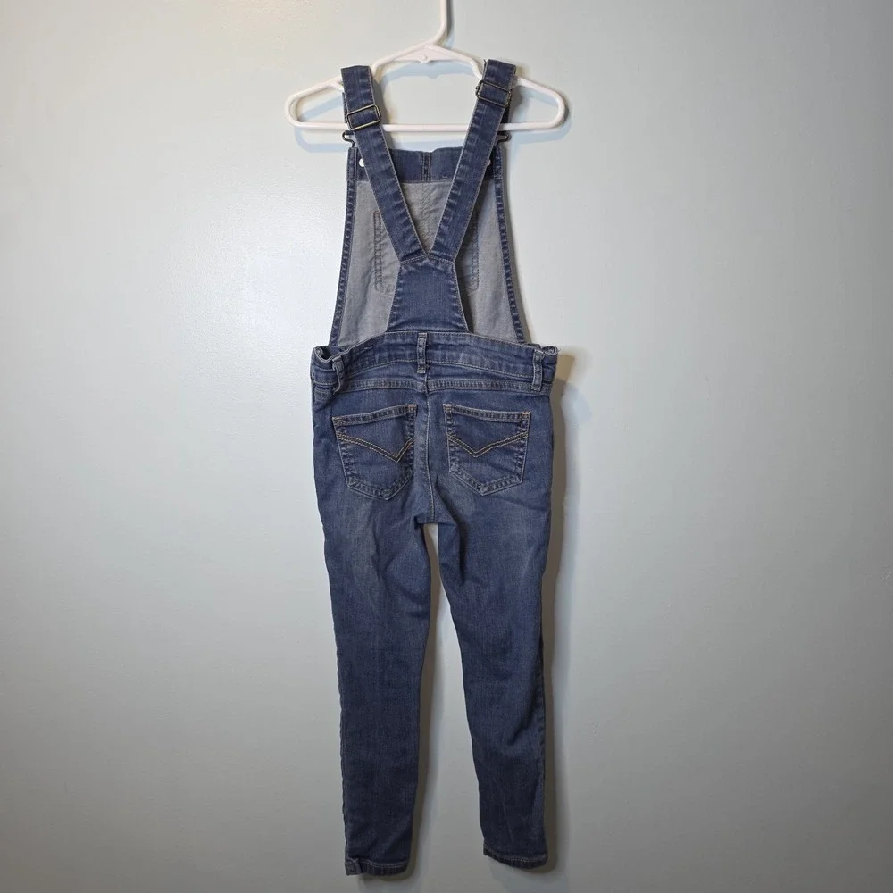 Mini Boden Johnnie B girls‎ denim overalls size 5-6